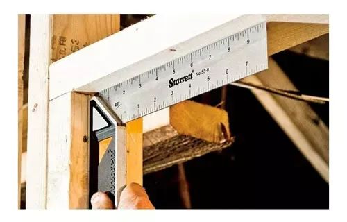 Esquadro Aço Inox Marceneiro Marcenaria