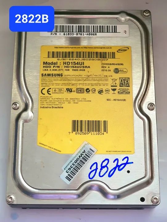 Placa Hd 1.5 Tb Hd154ui - Cod. 2822b