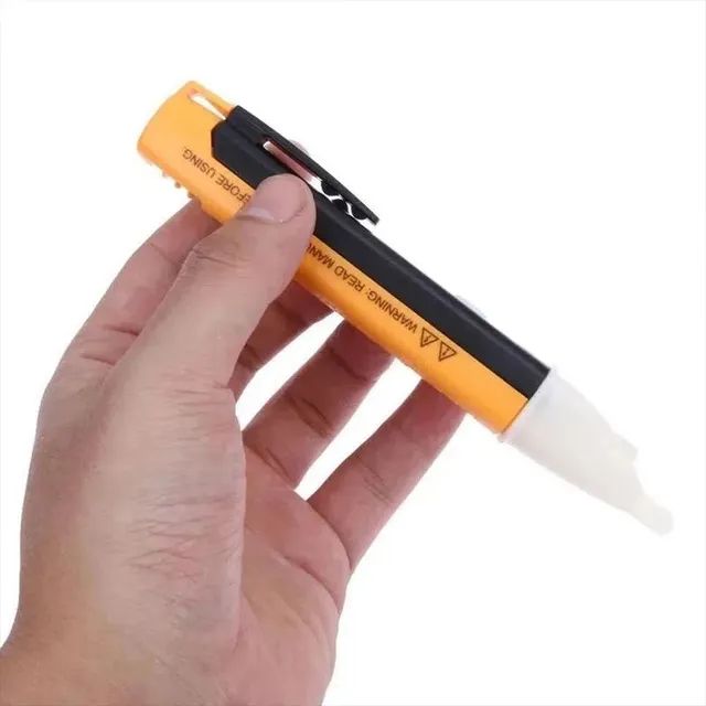 Caneta teste Detectora de Alta Tensão Sem Contato Com sensor voltímetro - Foto 4