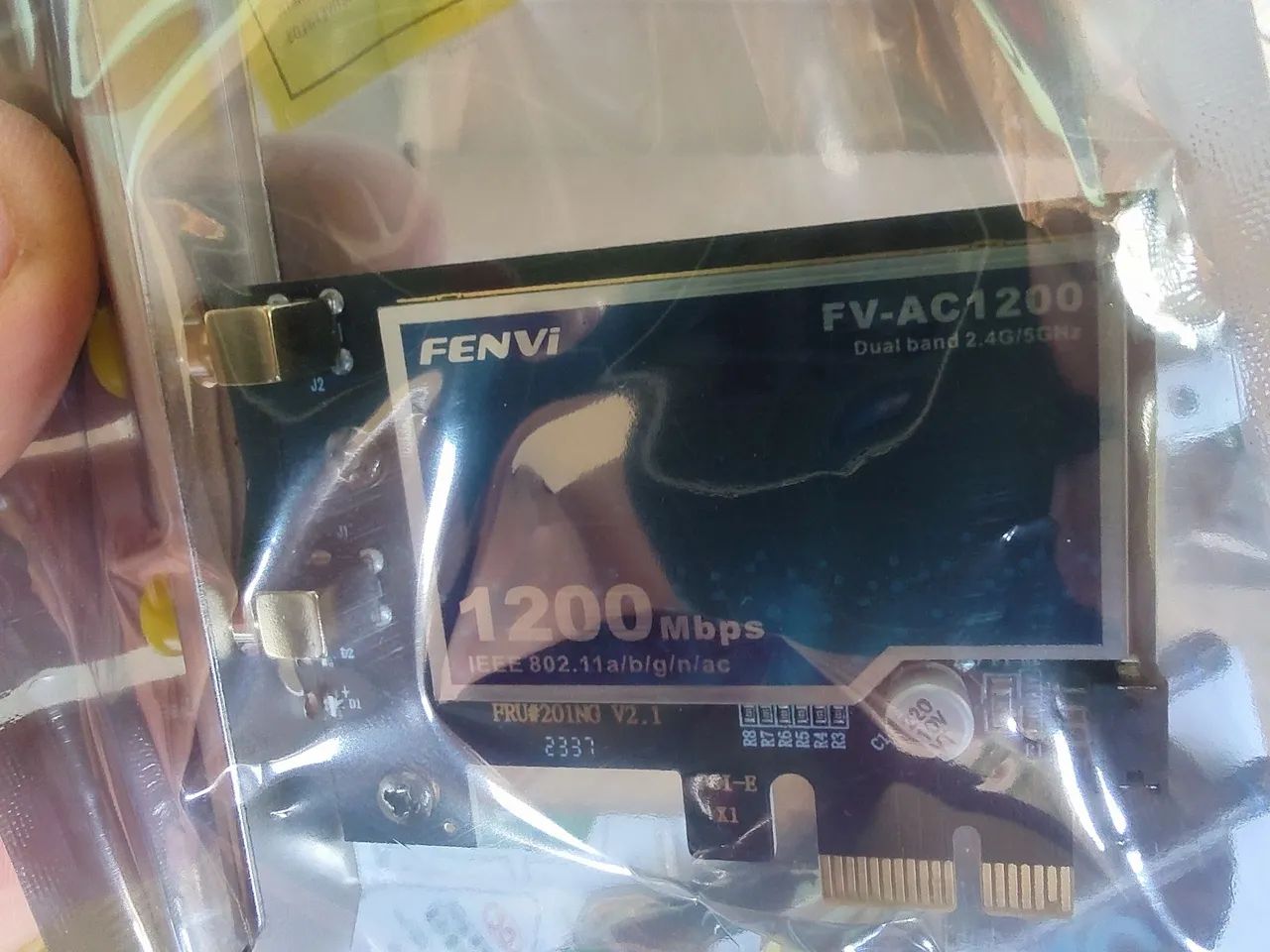 Placa PCI wi-fi e bluetooth 1200mb