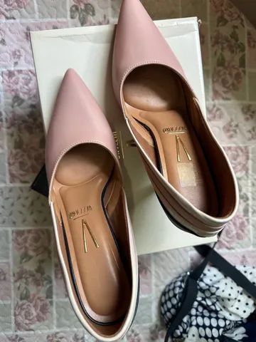 Vizzano Scarpin Rosa com Azul Marinho - Foto 2