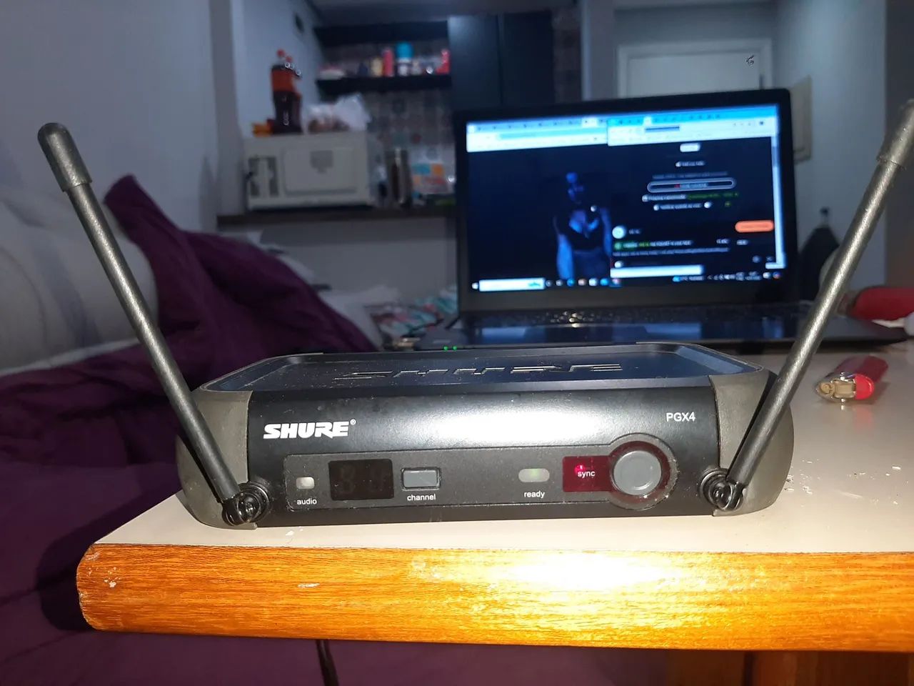 Microfone Shure SM 58 PG2X e Base PG4X - Foto 2