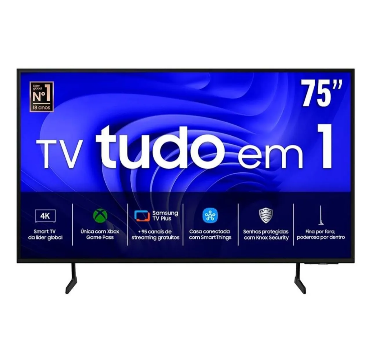 TV Samsung 75 polegadas 4K Smart