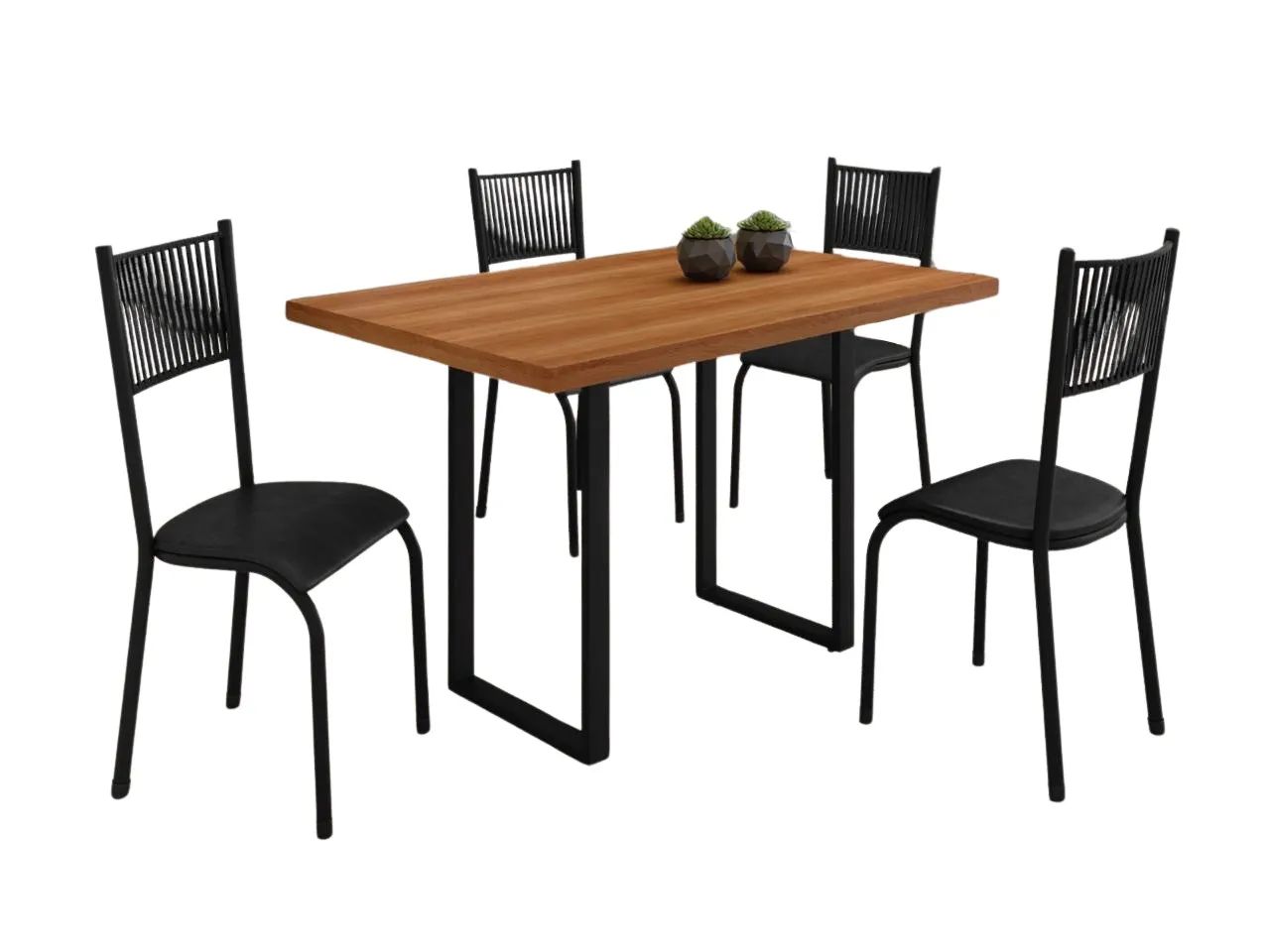 Mesa 4 Cadeiras Estilo Industrial tt54 - Foto 2