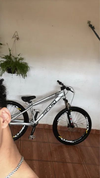 Bike Gios 4Trix cor cinza rara rsrs