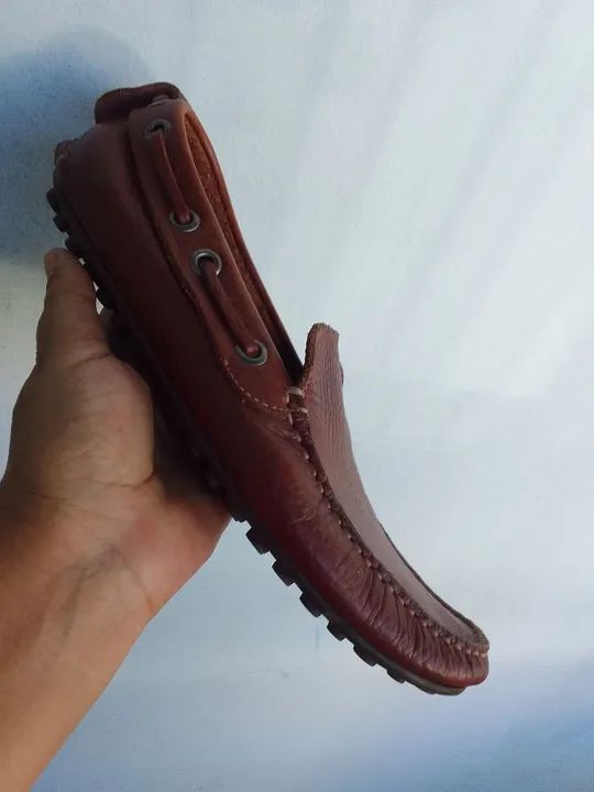Mocassim jovaciele 40 masculino em couro - Foto 3