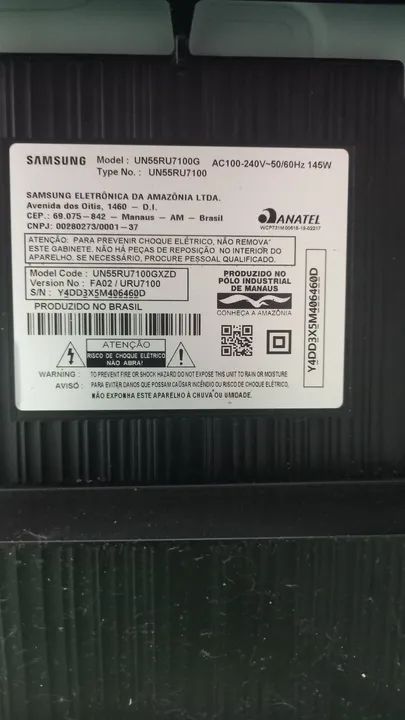Placa original 4k Samsung 55'' - Foto 4