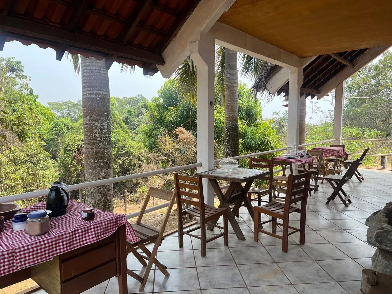 Chalé no campo para eventos e temporada 