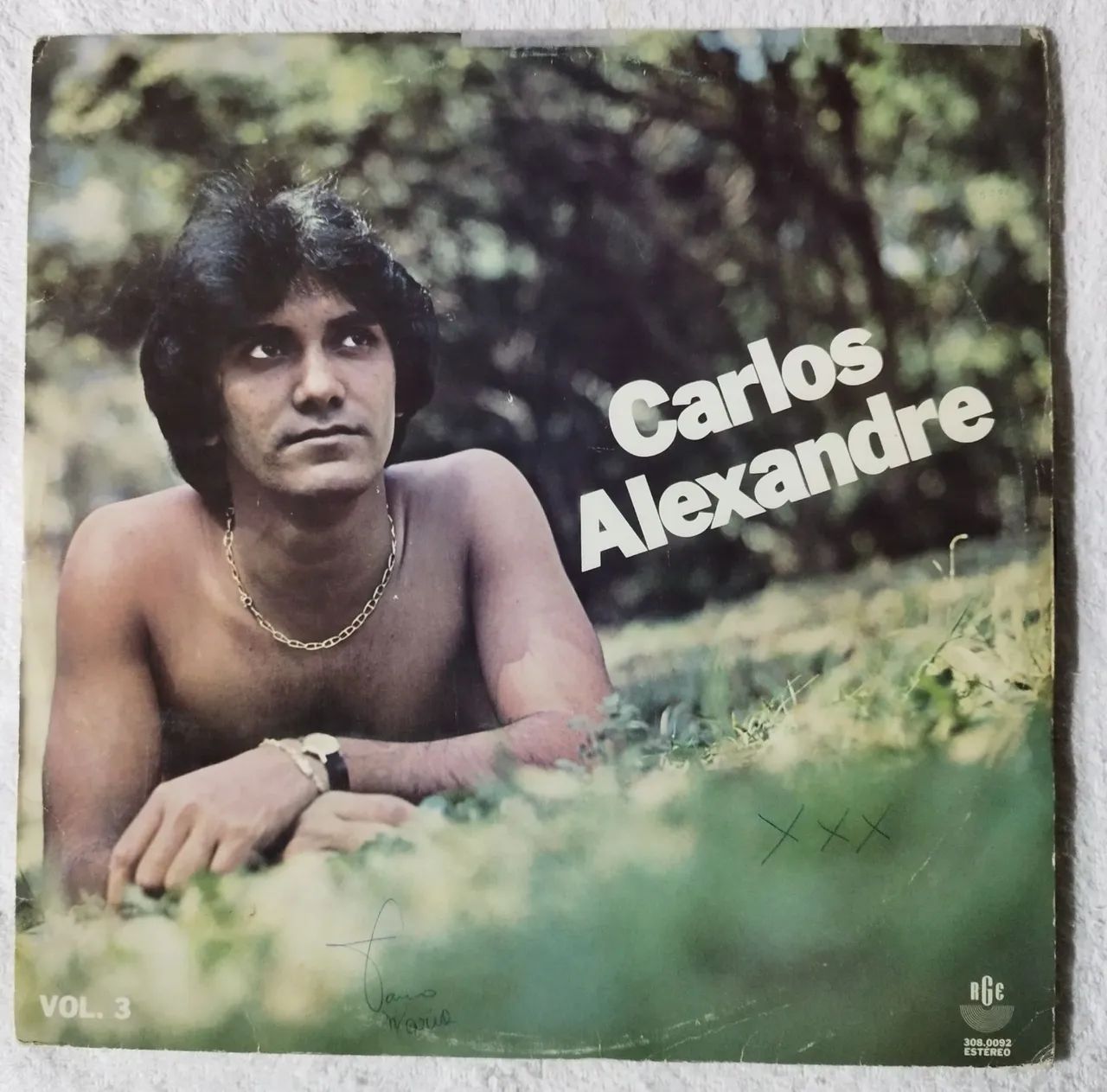 LPs Carlos Alexandre, 3 Discos.