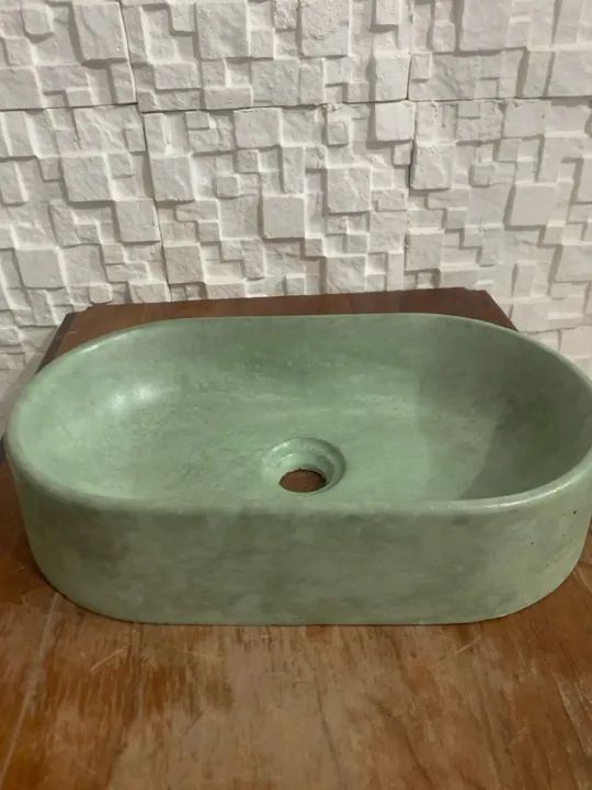 Cuba de sobrepor de concreto 