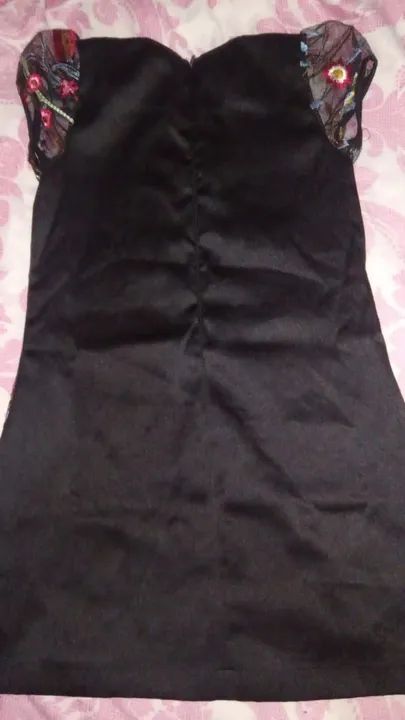 Vestido Infantil Floral Bordado - Foto 5