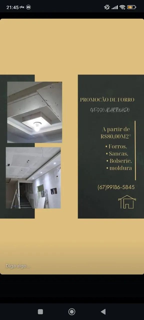 Decorações em gesso