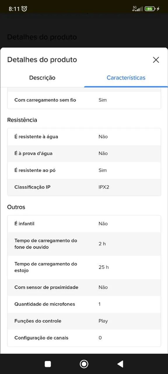 Fone gamer JBL profissional 