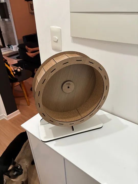 Roda de Hamster de Madeira 30 cm