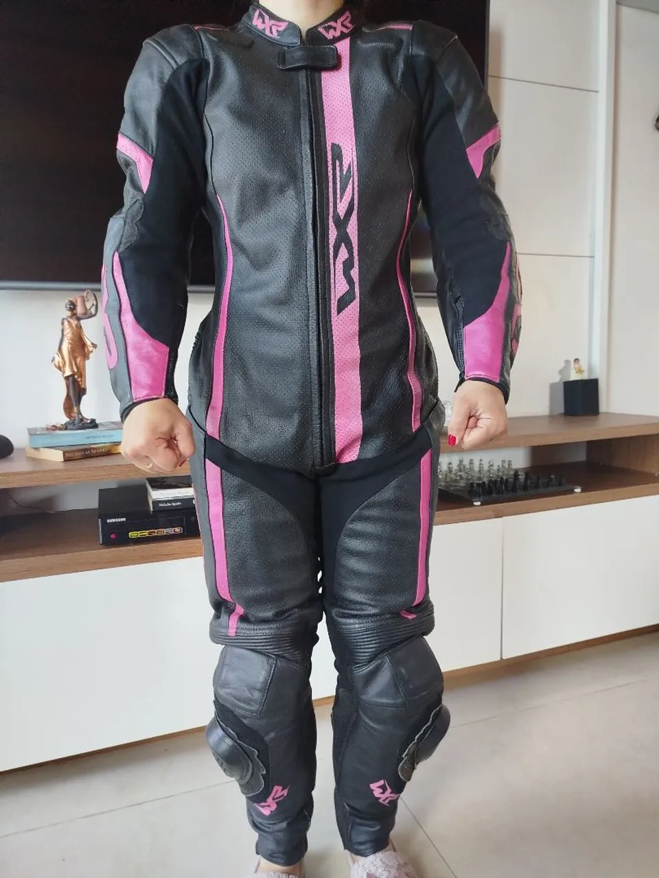 Macacão Motociclista Feminino WXR