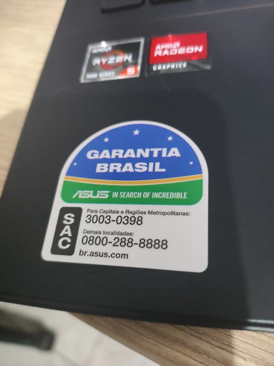 Notebook Asus Ryzen 5 novo com caixa - Foto 3