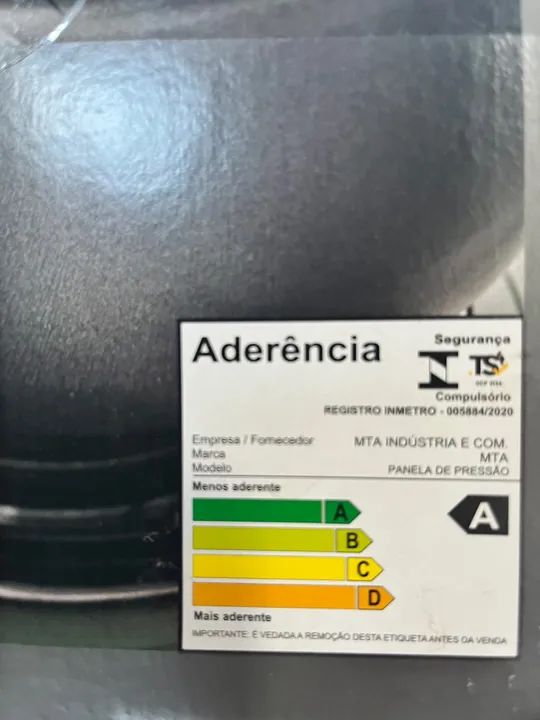 Panela de Pressão MTA 7L com Visor de Vidro - Antiaderente - Foto 2