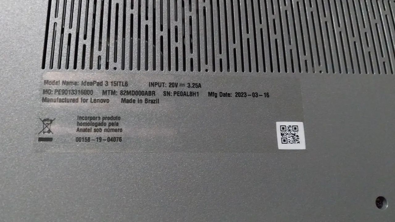 Notebook Lenovo - Tela 15.6 - Intel Core i5 - 8GB RAM - 256GB SSD - Foto 4