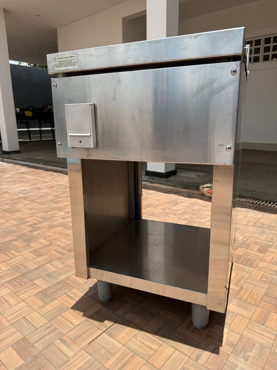 Cozil mesa de apoio cozinha inox nova  - Foto 5