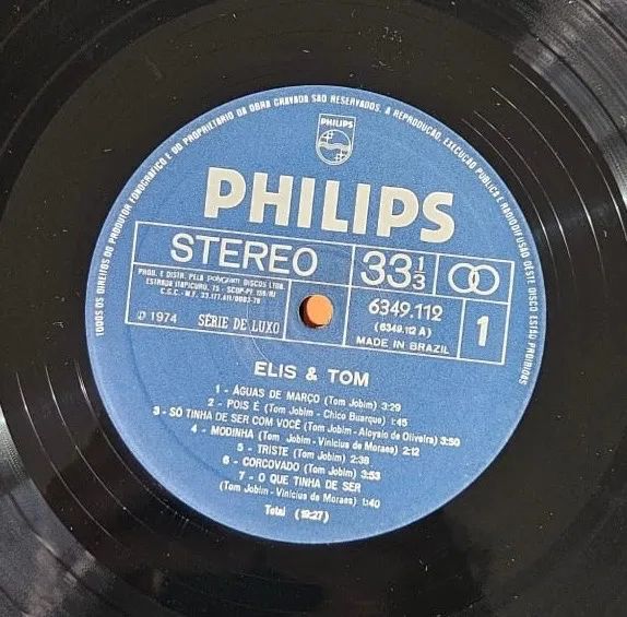 LP Tom Jobim e Elis Regina - Elis & Tom (1974) - Vinil - Foto 5