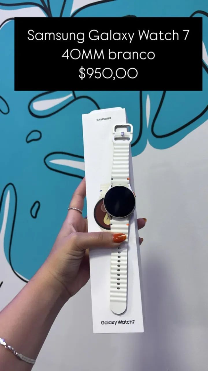 Galaxy Watch 7 / 40mm / LTE / Branco / R$ 950,00