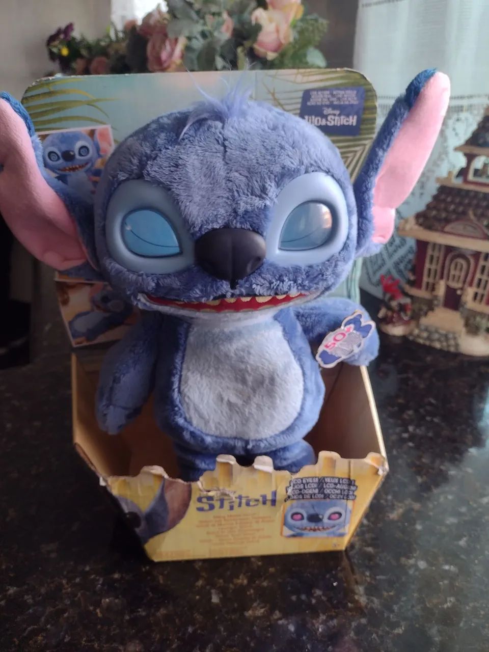 Pelúcia Stitch da Disney com olhos LCD - Foto 3
