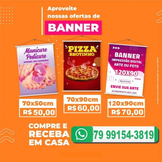 Banner - PROMOÇÃO - ENTREGA GRATÍS EM ARACAJU