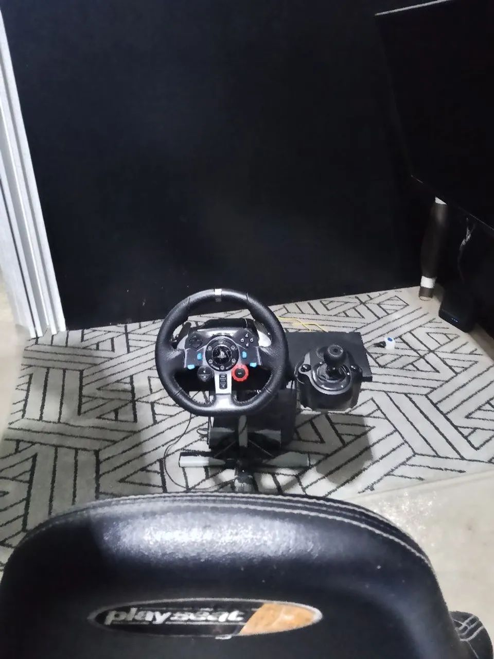 Cockpit com volante câmbio e pedais funcionando perfeitamente, para ir embora logo!!! - Foto 2