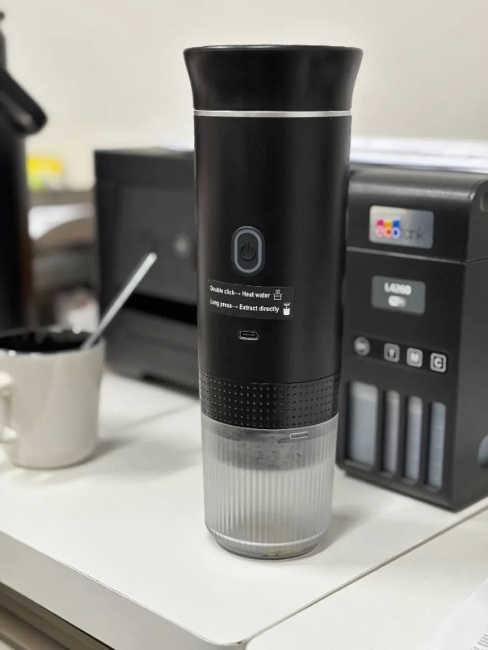 Máquina de café expresso portátil elétrica 3 em 1