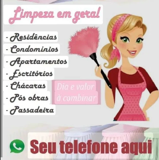 Diarista faxineira