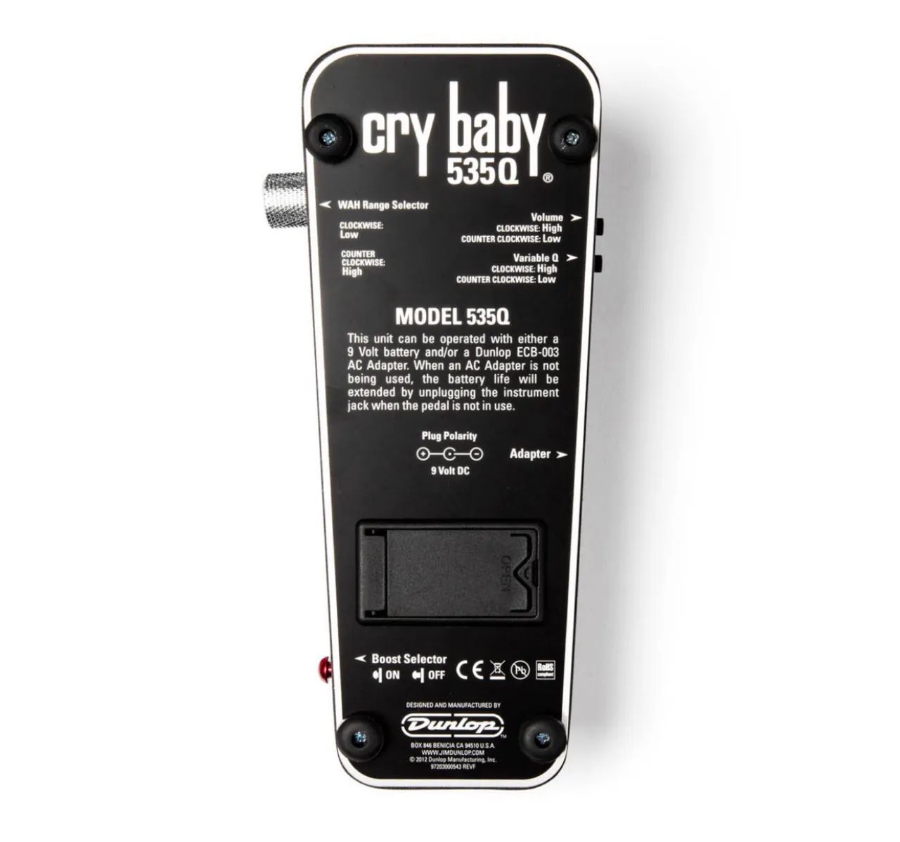 ギター Jim Dunlop Cry Baby 535Q Jim Dunlop Cry Baby 535q Wah Wah - Instrumentos musicais - Vargem