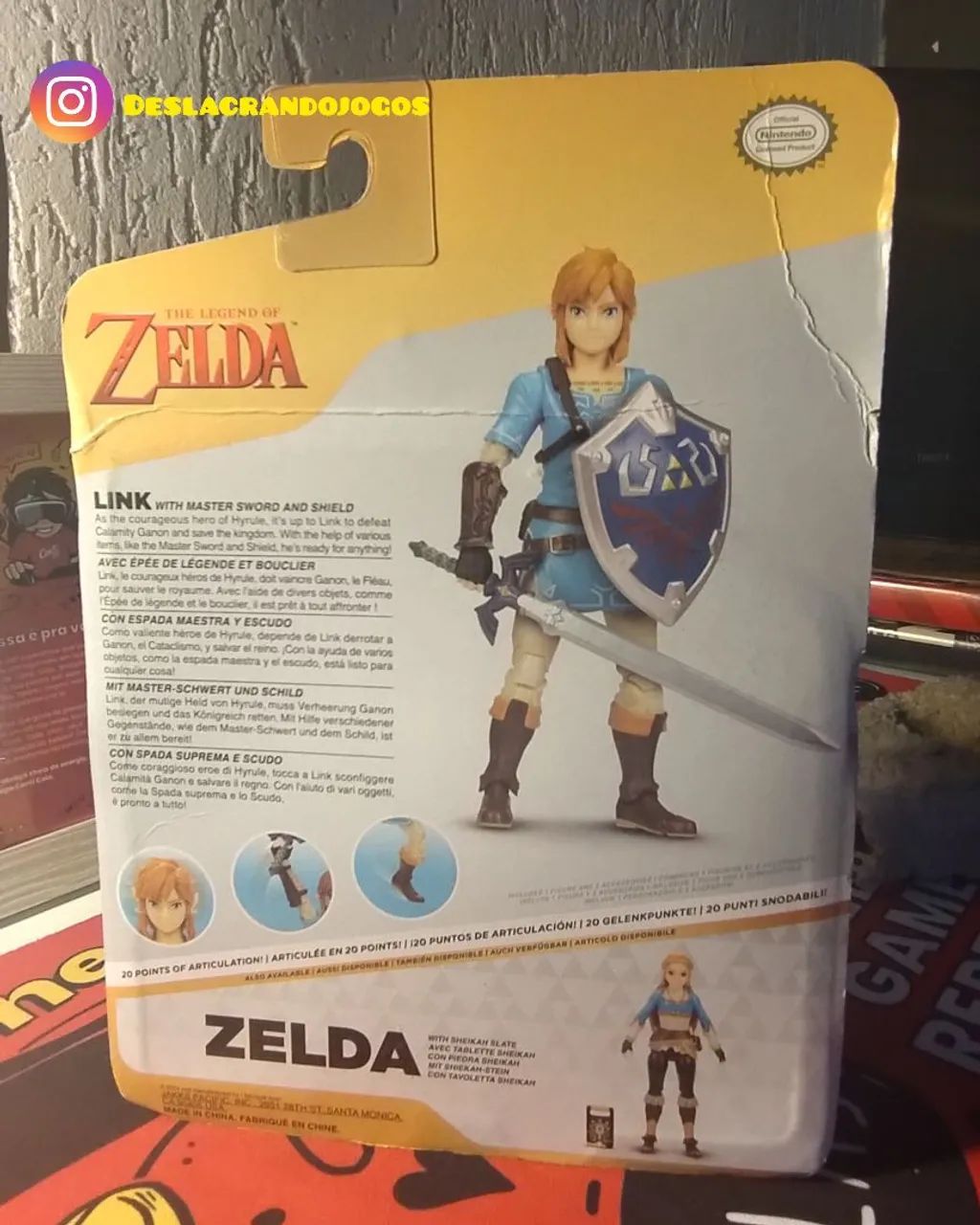 Boneco Link, The Legend of Zelda Lacrado!!! - Foto 3