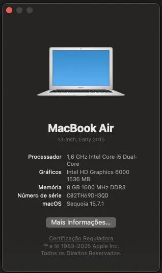 macbook air 13 2015