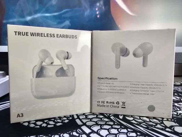 Fone ZQB A3 TWS - Novo e Lacrado