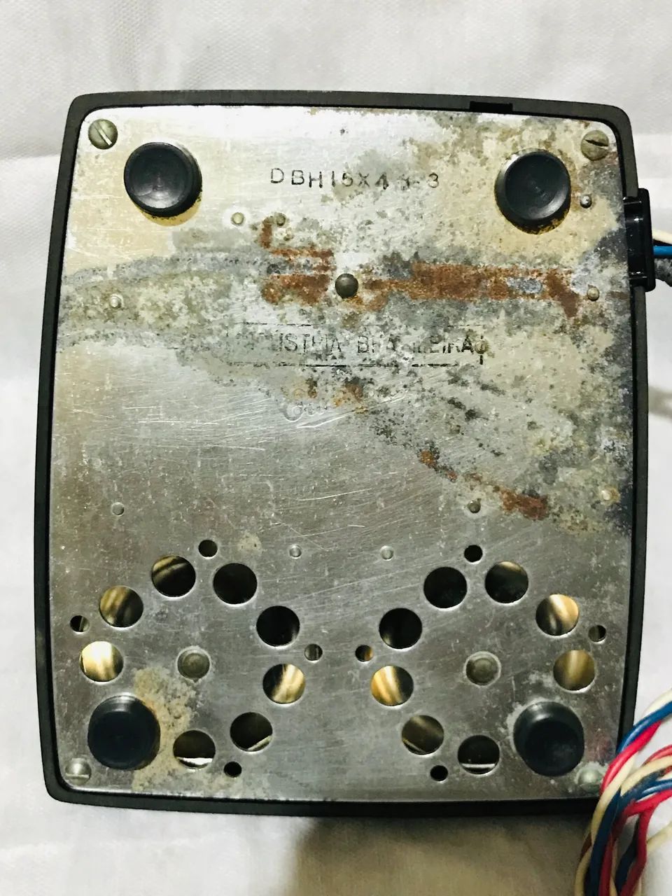 Aparelho de Telefone fixo antigo de disco, preto, de baquilete-MARCA ERICSON anos 60! - Foto 6