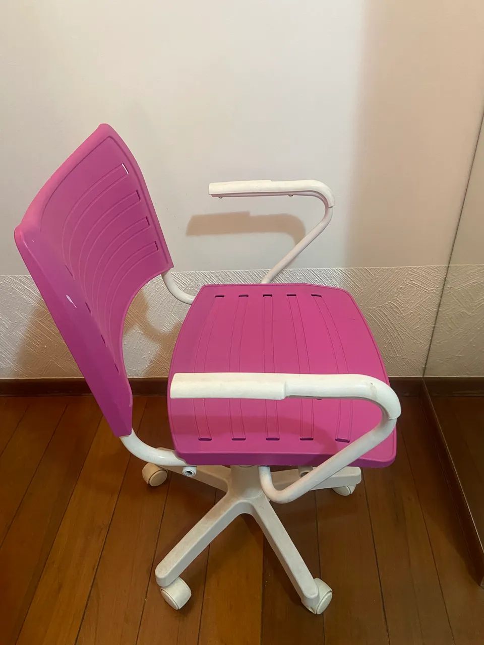 Cadeira de estudo escritório rosa - Foto 5