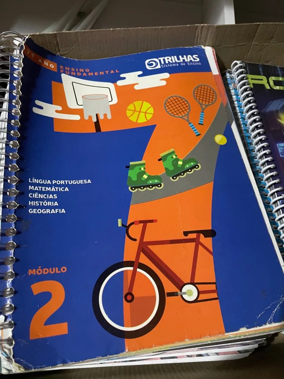Livro Didático 7º Ano Ensino Fundamental - Trilhas - Foto 2