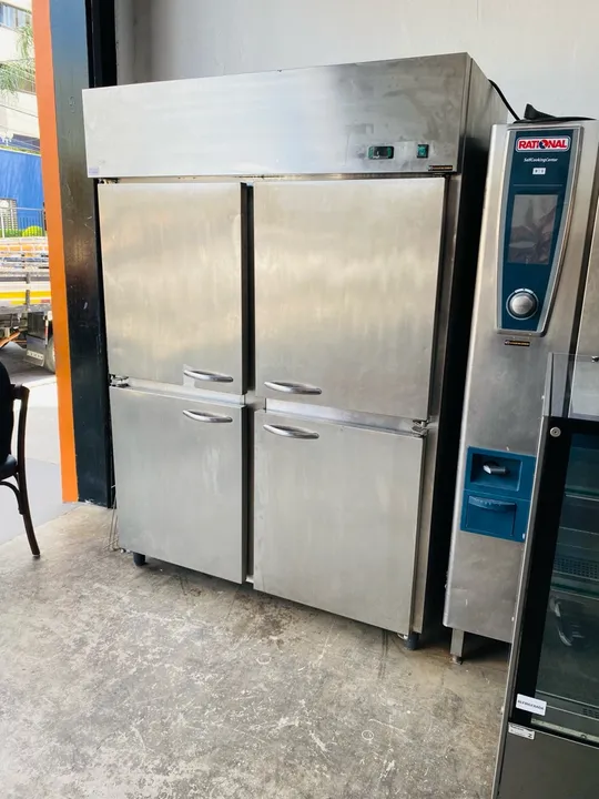 REFRIGERADOR INOX 04 PORTAS ELVI