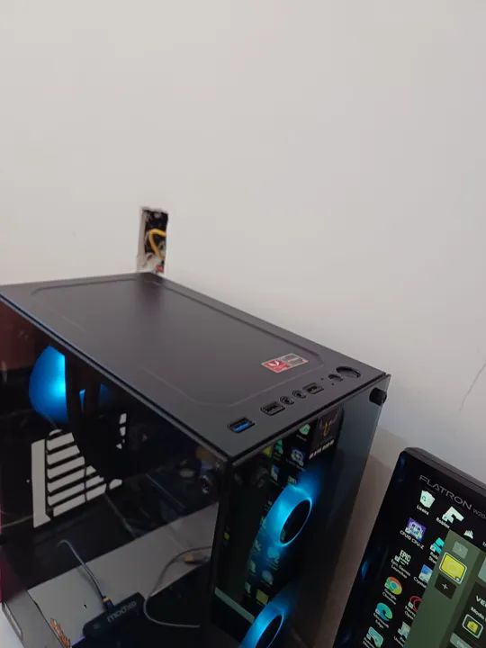 PC Gamer RGB com Gabinete Vidro Temperado - Foto 5