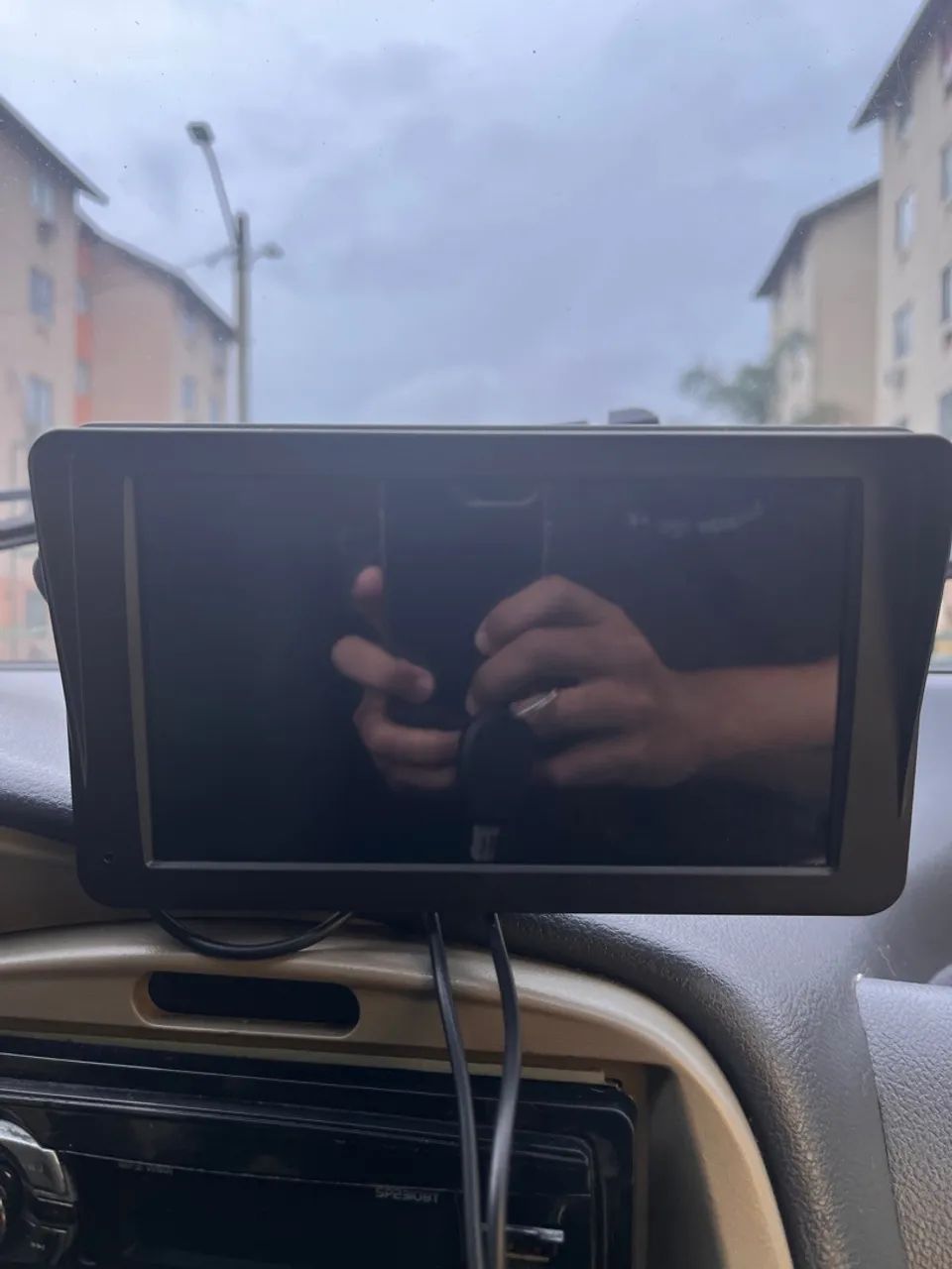 Multimídia Leitor Som Portátil Suporte Carplay Android Auto - Foto 2