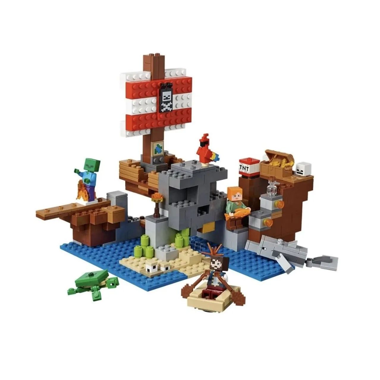 LEGO 21152 ORIGINAL - Minecraft A Aventura do Barco Pirata