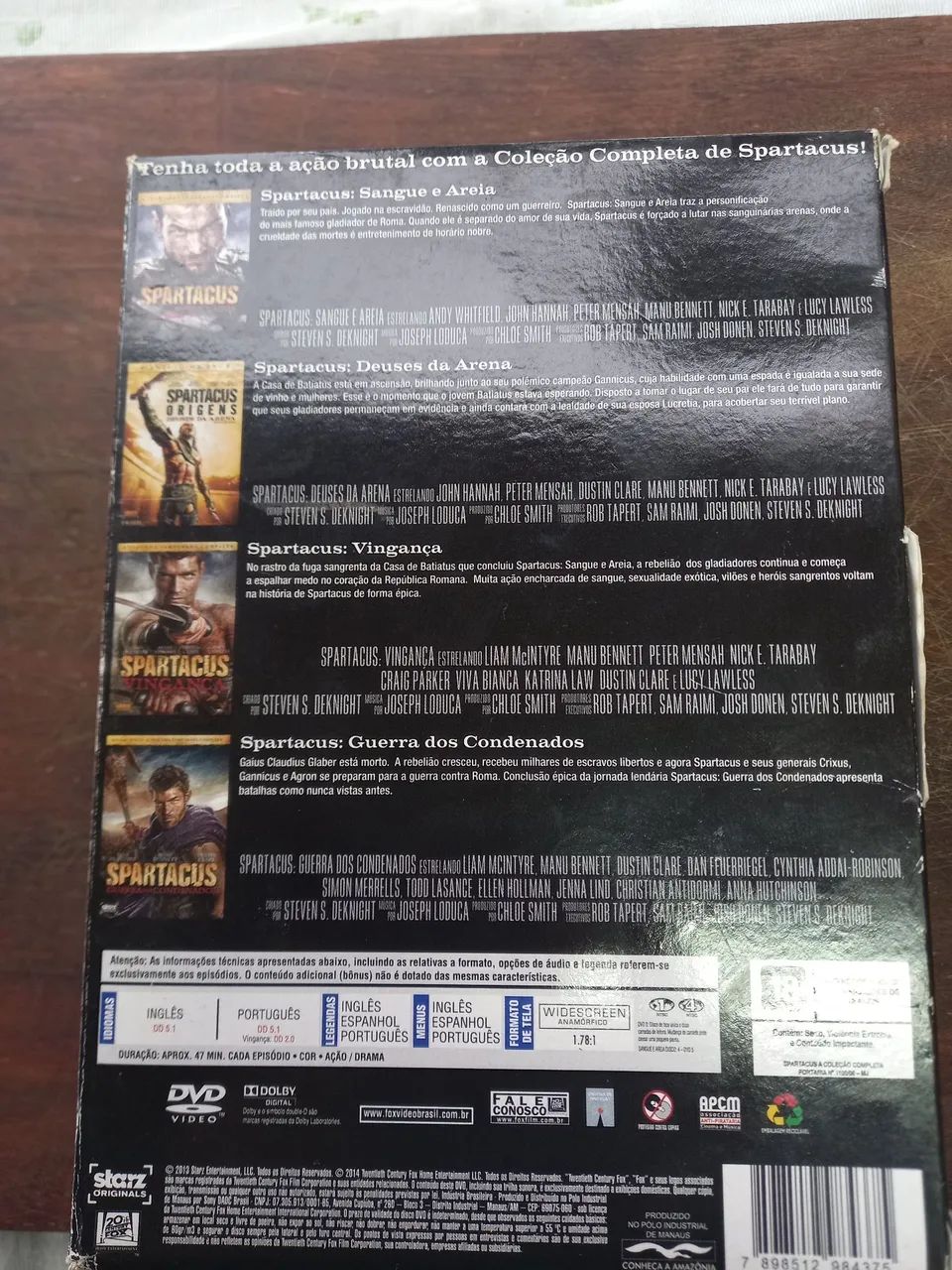 Box Dvd Spartacus 16 discos - Foto 3