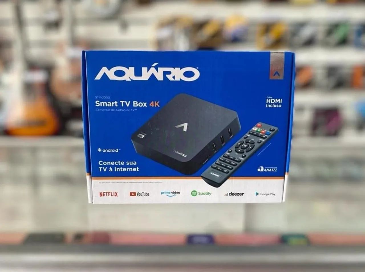 TV Box 4K Aquário STV-2000