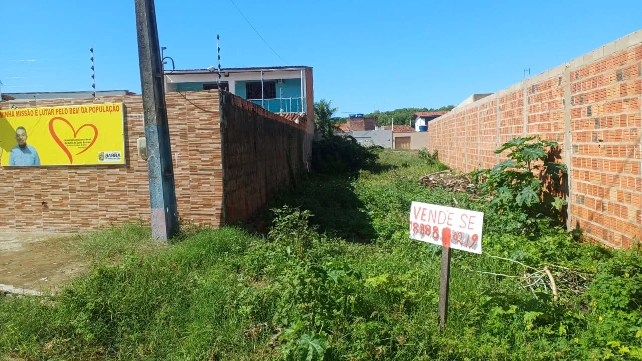 Vendo Terreno em Barra de Santo Antônio