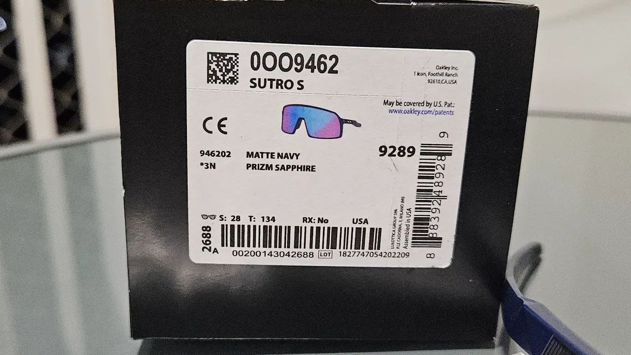 Óculos de Sol Oakley Sutro S Matte Navy Prizm Sapphire - Foto 5