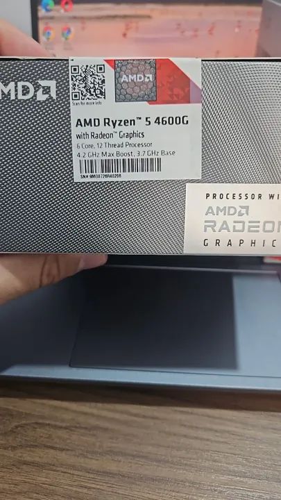 Processador AMD Ryzen 5 4600g Séries LACRADO - Foto 2
