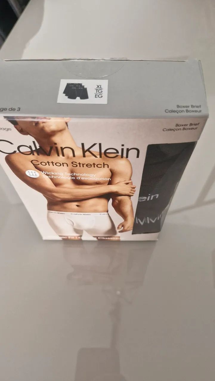 Kit underwear Calvin Klein - 3 peças - Icon e Cotton Stretch - Foto 2
