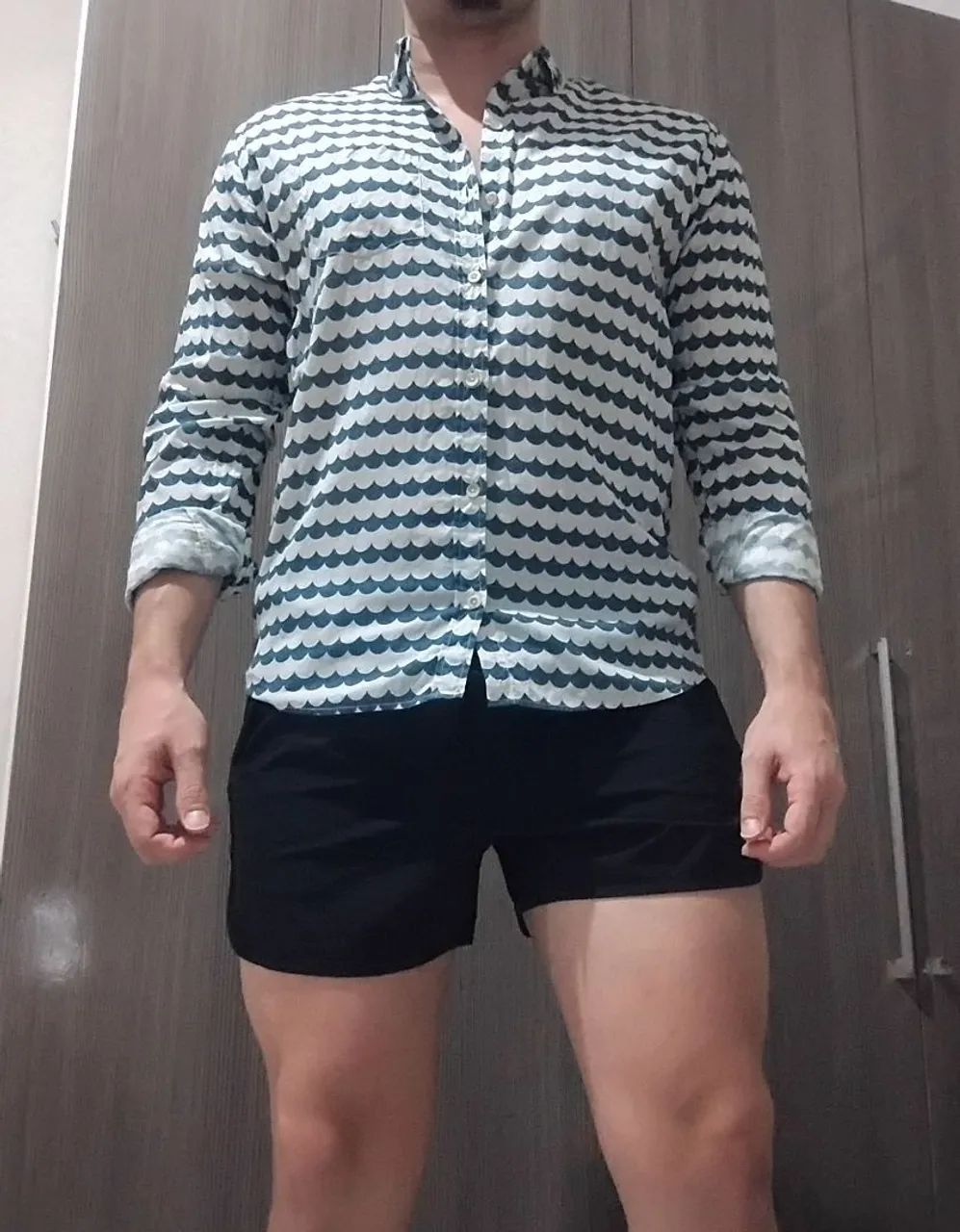 Camisa estampa ondas Foxton 