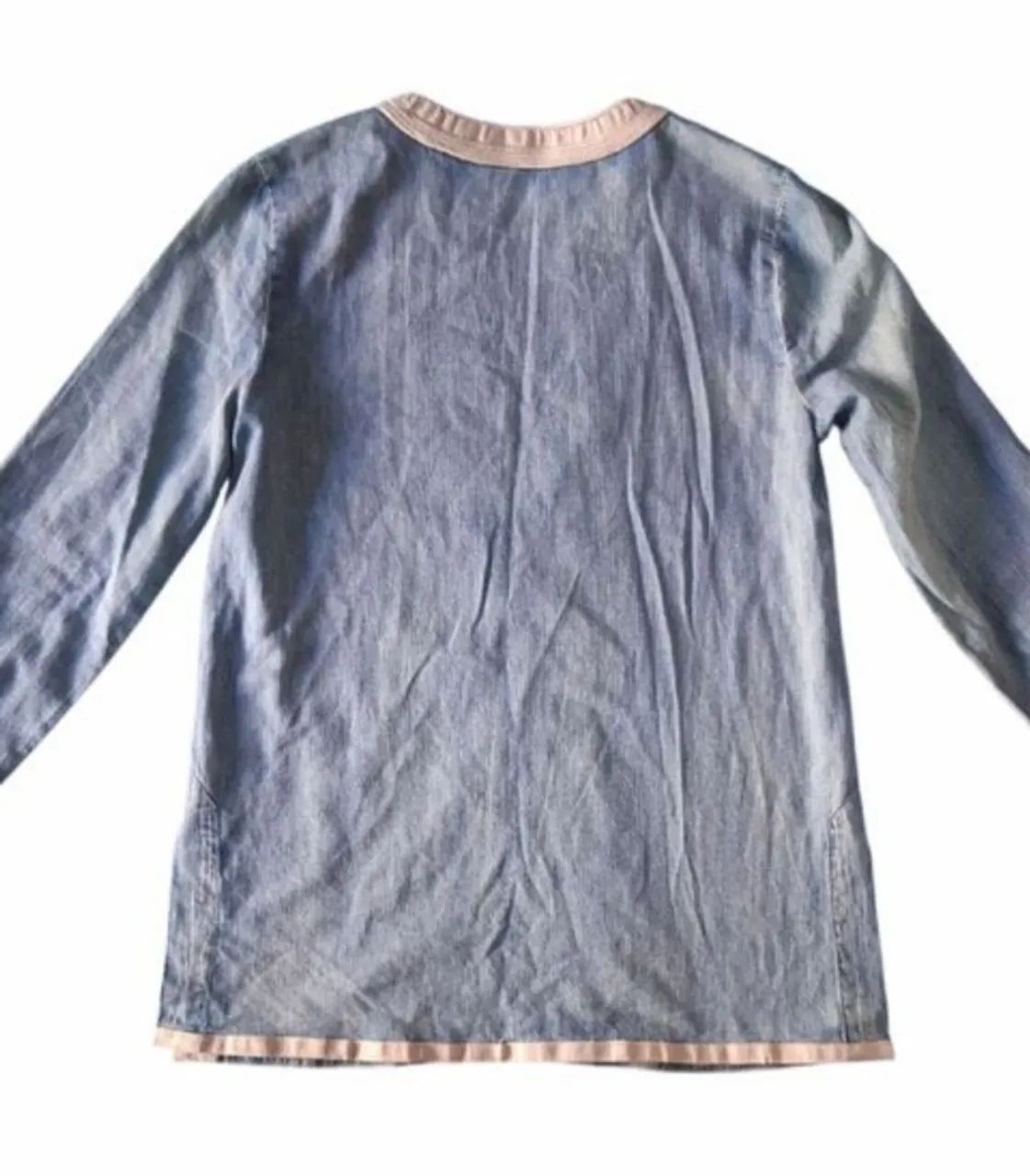 Blusa Jeans Bordada Feminina J.Crew  - Foto 3
