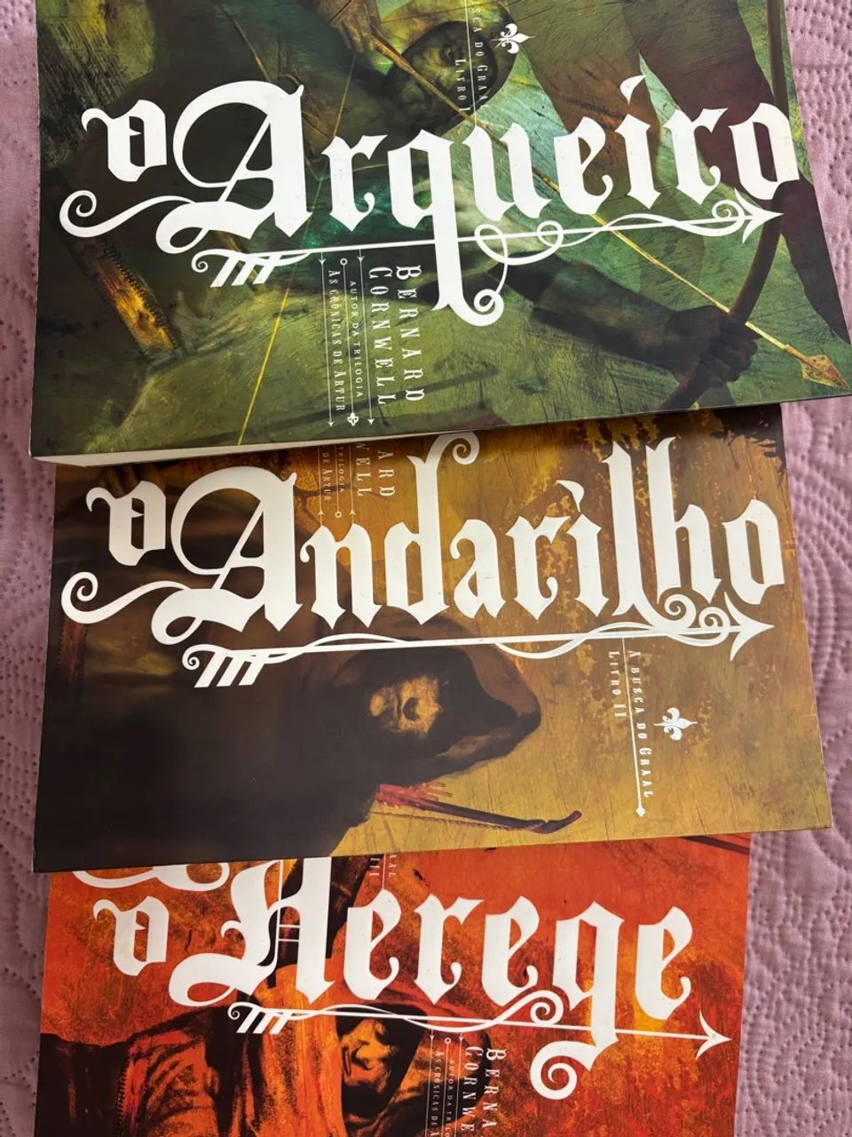 Trilogia A busca do Graal - Bernard Cornwell (Arqueiro, Andarilho e Herege)